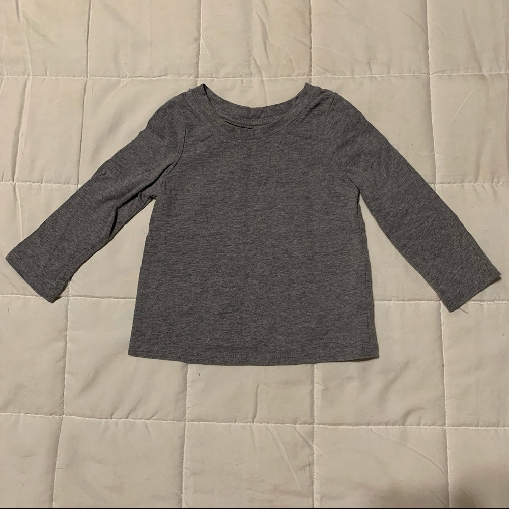 Cat & Jack - Long Sleeve T-Shirt - Gray - Sz: 12M